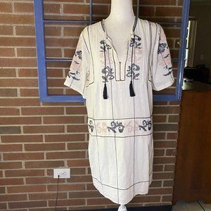 Ulla Johnson Dresses | Ulla Johnson Dalia Embroidered Dress | Color: Cream | 6